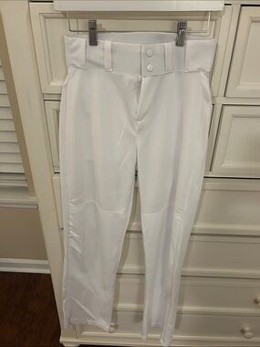 White all star baseball pants